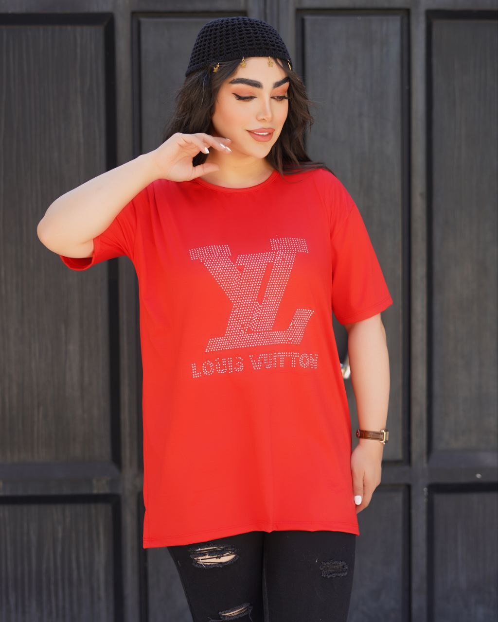 تیشرت نگینی LV عمده