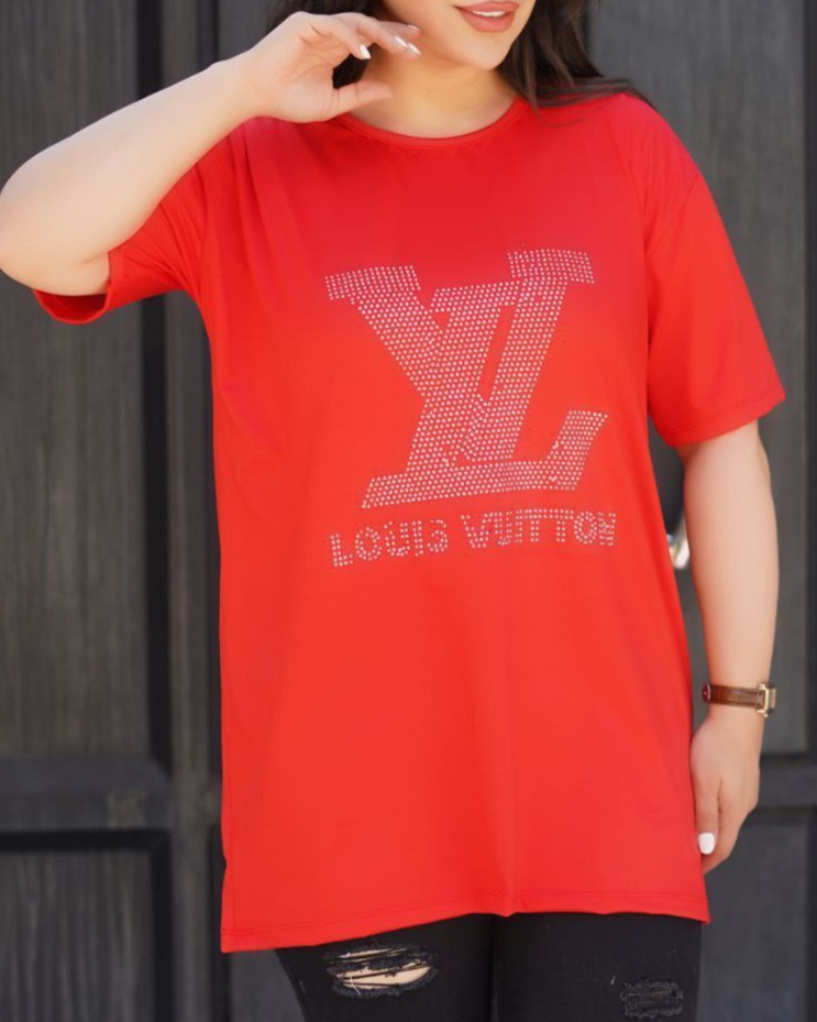 تیشرت نگینی lv تک