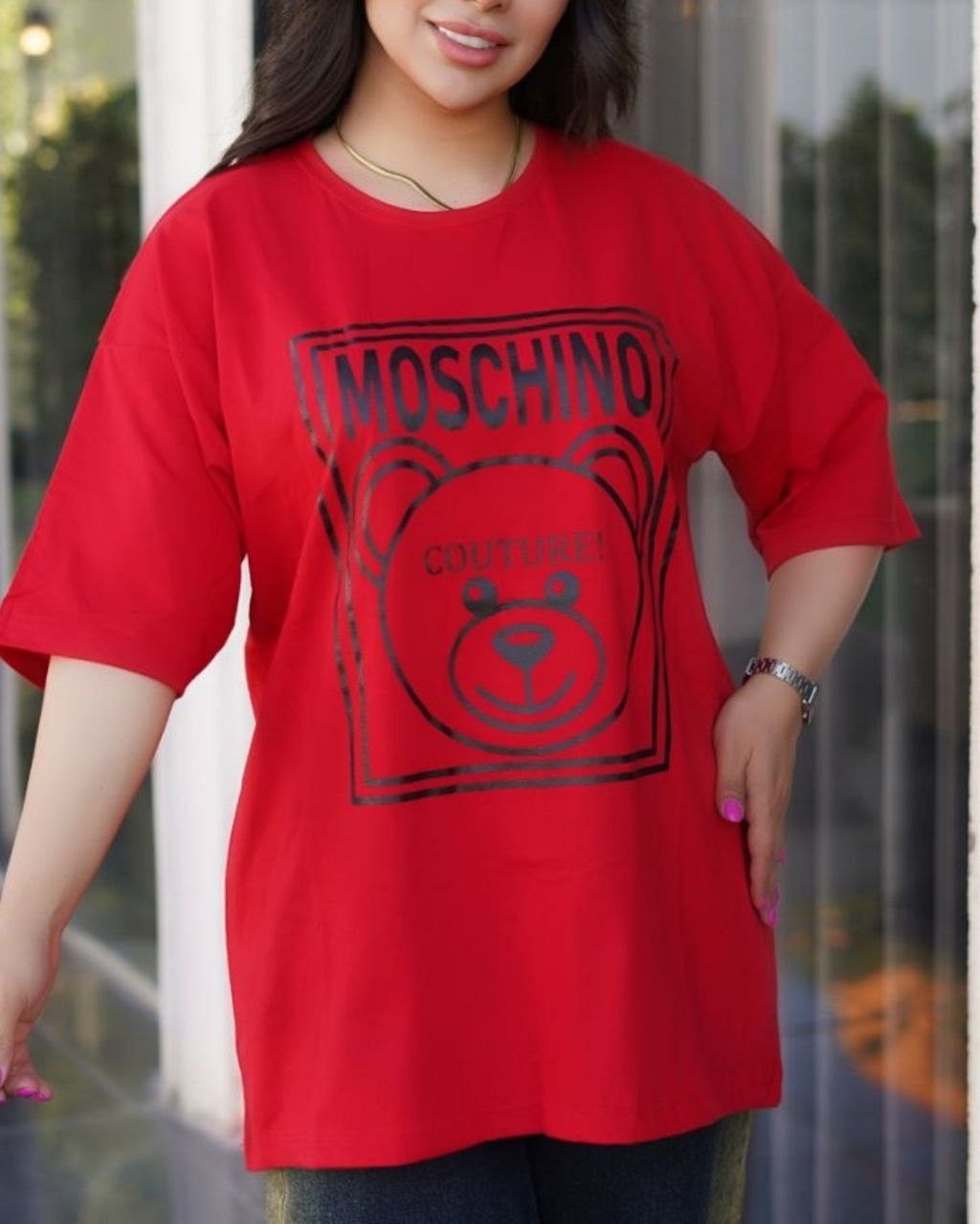 لانگ خرسی moschino تک