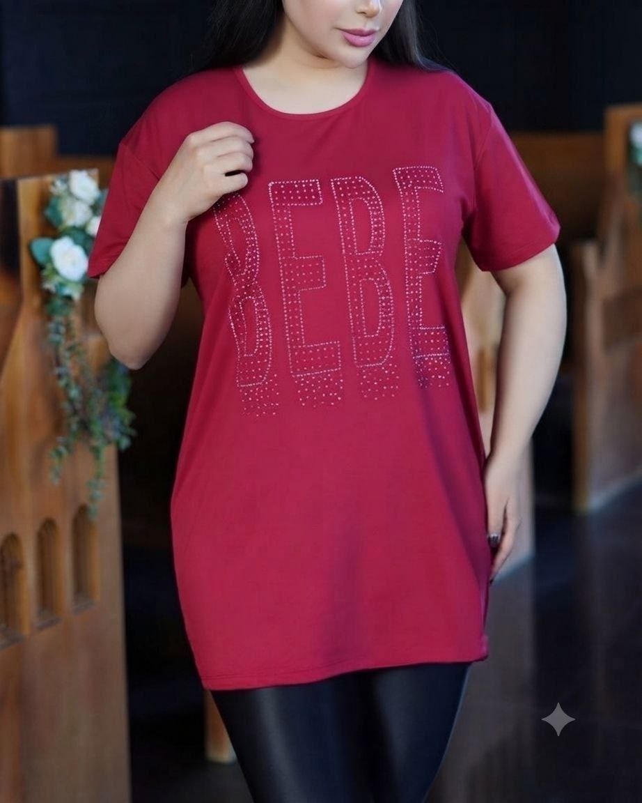تیشرت قواره دار bebe تک